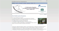 Desktop Screenshot of goldkronacher-gespraeche.de