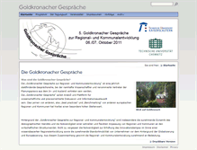 Tablet Screenshot of goldkronacher-gespraeche.de